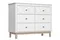 Комод Ellipse Classic 6 ящиков с фрезеровкой Белый