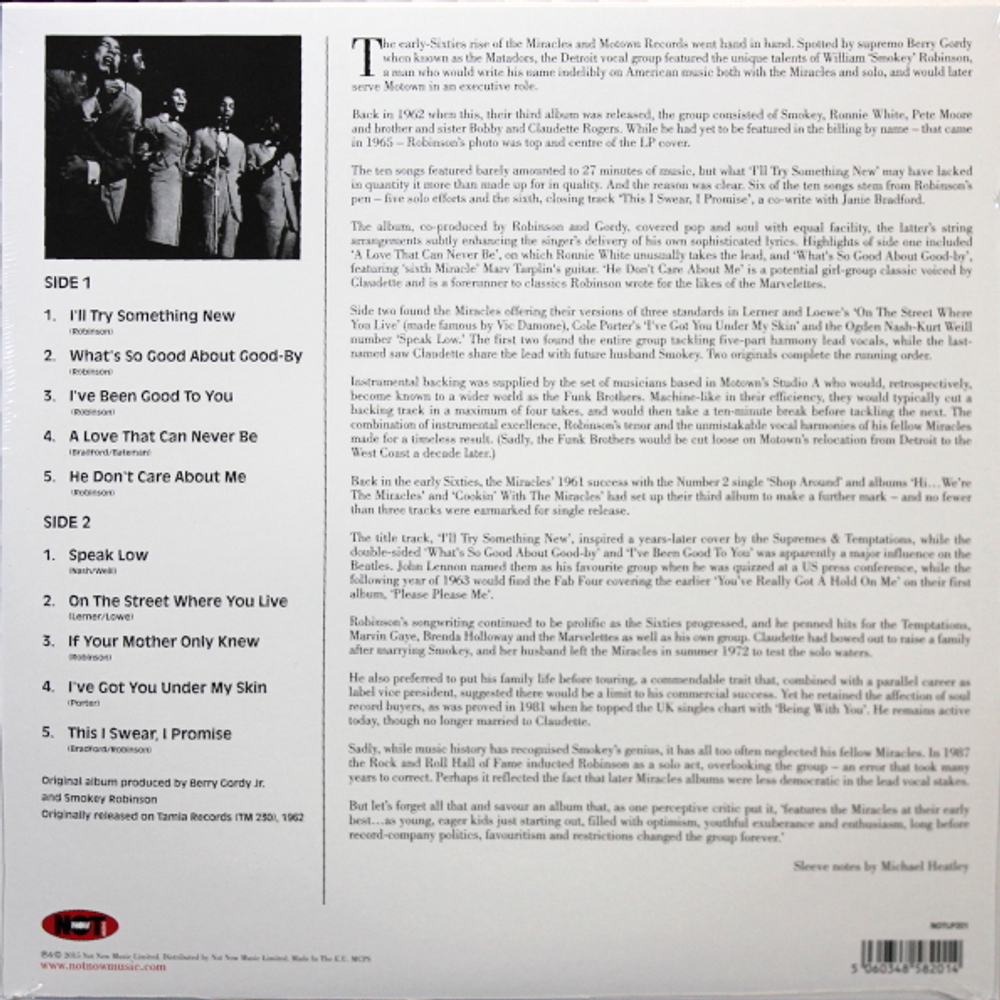 The Miracles / I'll Try Something New (LP)
