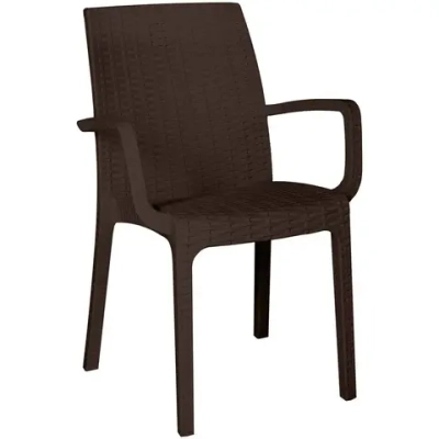 Стул RATTAN Ola Dom коричневый 585х855мм