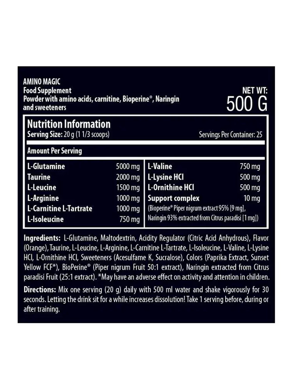 Антиоксидант Scitec Nutrition Amino Magic 500 г апельсин