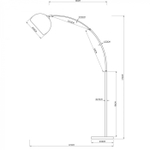 Торшер Arte Lamp PAOLO A5822PN-1SS