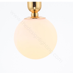 Pendant design lamp Aballs  by Parachilna (Gold,  D20)