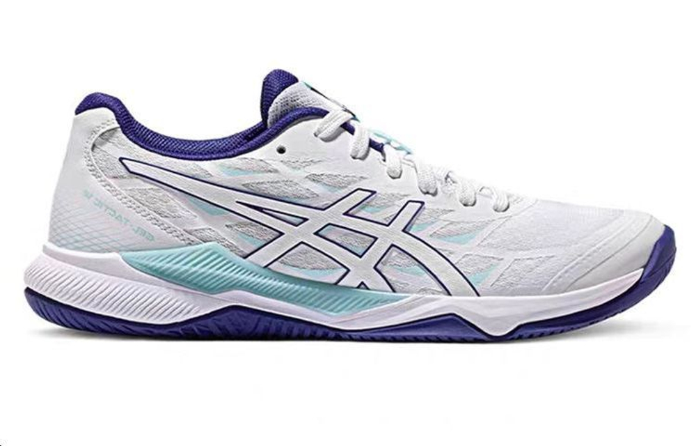 ASICS Gel Tactic 12 White Eggplant Women"s