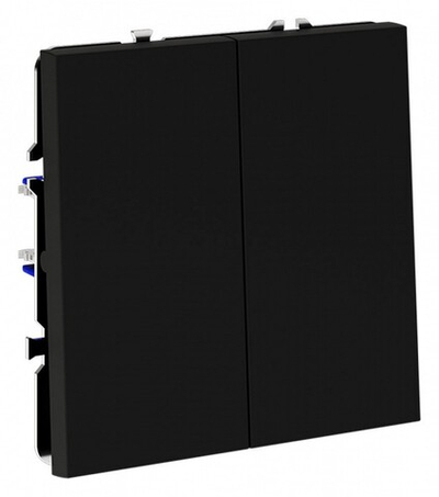 Выключатель двухклавишный без рамки Voltum S70 VLS020608