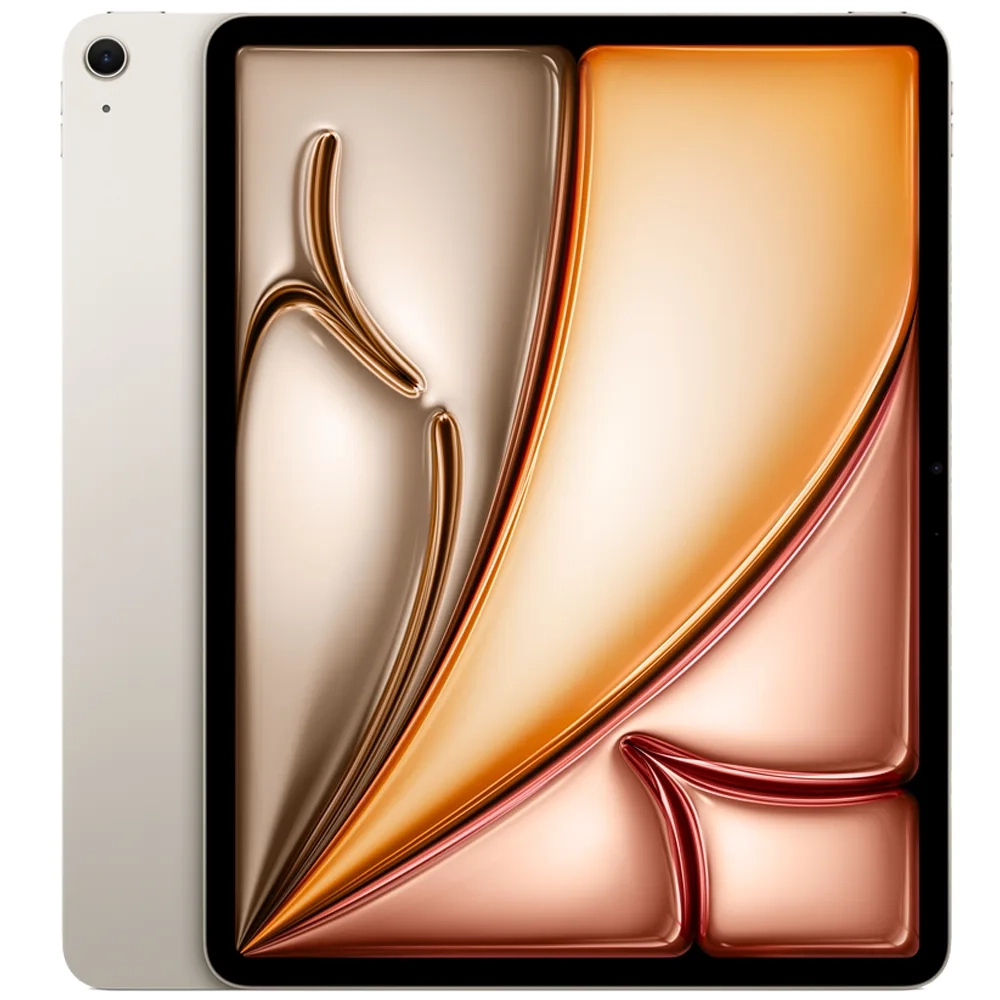 Планшет Apple iPad Air 13" M2 (2024) Wi-Fi 512GB, Starlight (Сияющая звезда)