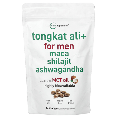 Micro Ingredients, Tongkat Ali+ для мужчин, 240 капсул