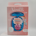 GILLETTE VENUS Snap EMBRACE Компактная бритва (станок+1 кассета) Travel Size  пластиковый чехол розового цвета.
