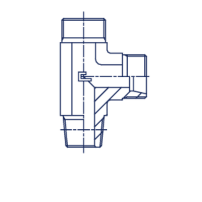 Штуцер FLC DL15 BSPT 1/2 (корпус)