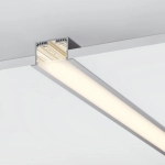 Профиль с экраном SL-LINIA62-F-2500 ANOD+OPAL (Arlight, Алюминий)
