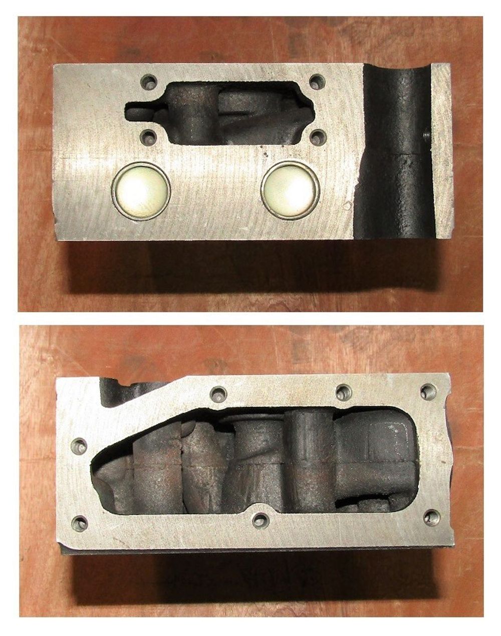 Головка блока цилиндров Yangdong Y4100D (без клапанов /шпилек) /Cylinder head