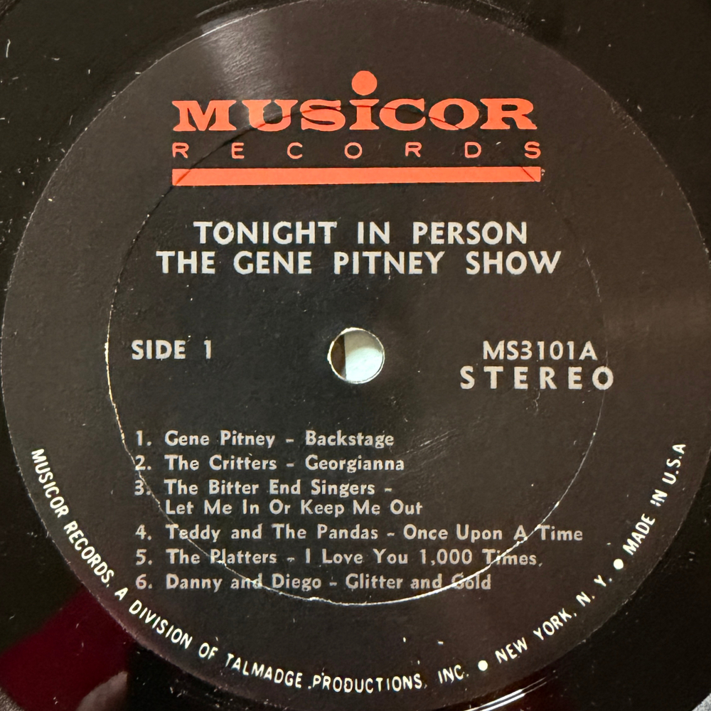 Сборник The Gene Pitney Show (США 1966г.)