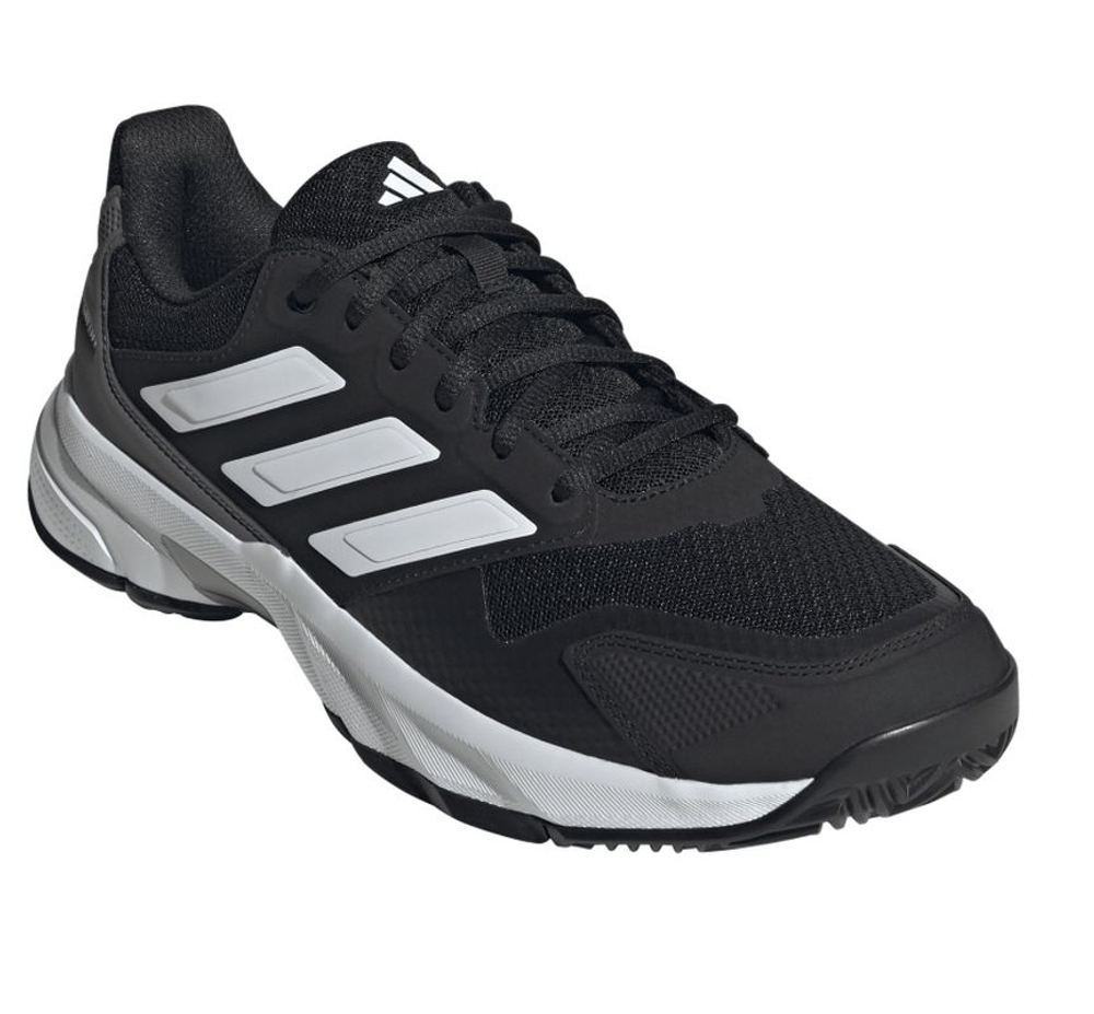 Мужские кроссовки теннисные Adidas CourtJam Control 3 M - core black/cloud white/grey four