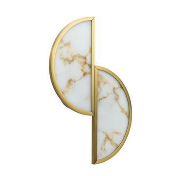 Настенный светильник 2*G9 5447/2W бронзовый/белый с прожилками Toscana Odeon Light Exclusive