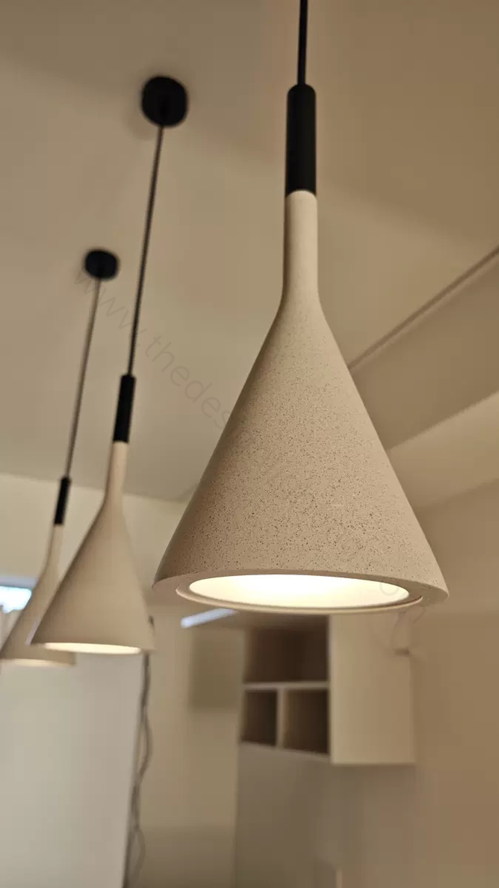 Pendant design lamp Aplomb by Foscarini (White)