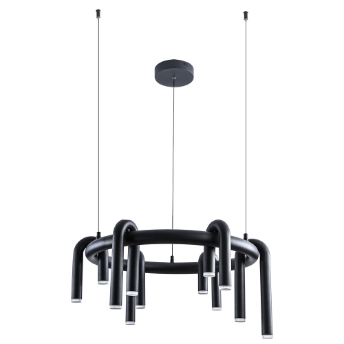 Подвесная светодиодная люстра Arte Lamp WARHOL A3258LM-30BK