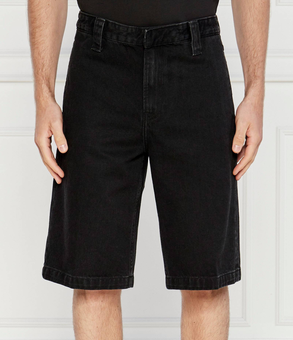Джинсовые шорты CALVIN KLEIN JEANS - графитовый(J30J326321)