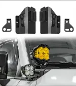 Крепление для установки дополнительного света для Toyota Land Cruiser Prado 250 LC250 Крузак Тойота доп фары кронштейны крепления