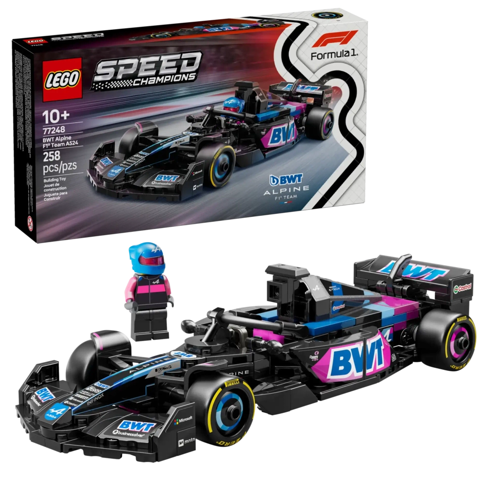 Конструктор LEGO Speed Champions 77248 Гоночный автомобиль BWT Alpine F1 Team A524
