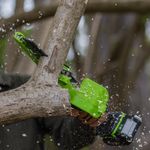 Цепная мини пила аккумуляторная Greenworks GD24CSMNX Арт. 2008707UH, 24V, 15см, бесщеточная, в комплекте АКБ 8 А·ч и ЗУ в сумке