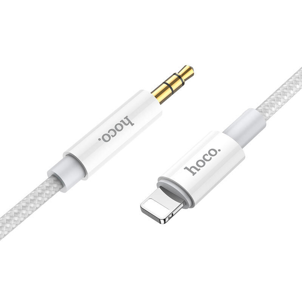 Кабель HOCO UPA19 Lightning(m) - 3.5 Jack(m) 1м Silver