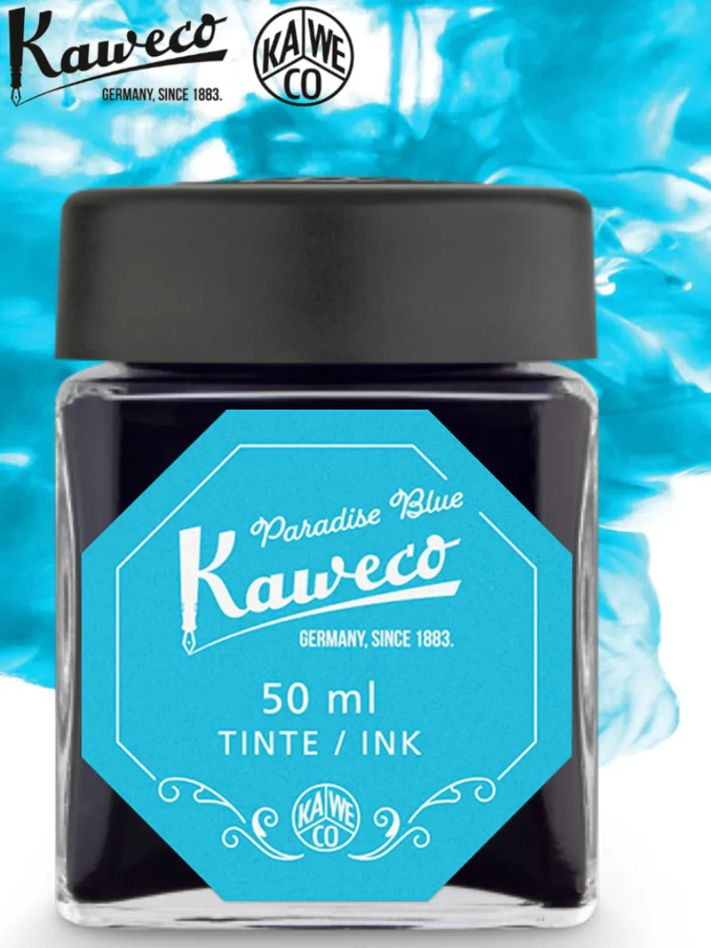 Чернила во флаконе 50 мл KAWECO Paradise Blue (10002194) райский голубой
