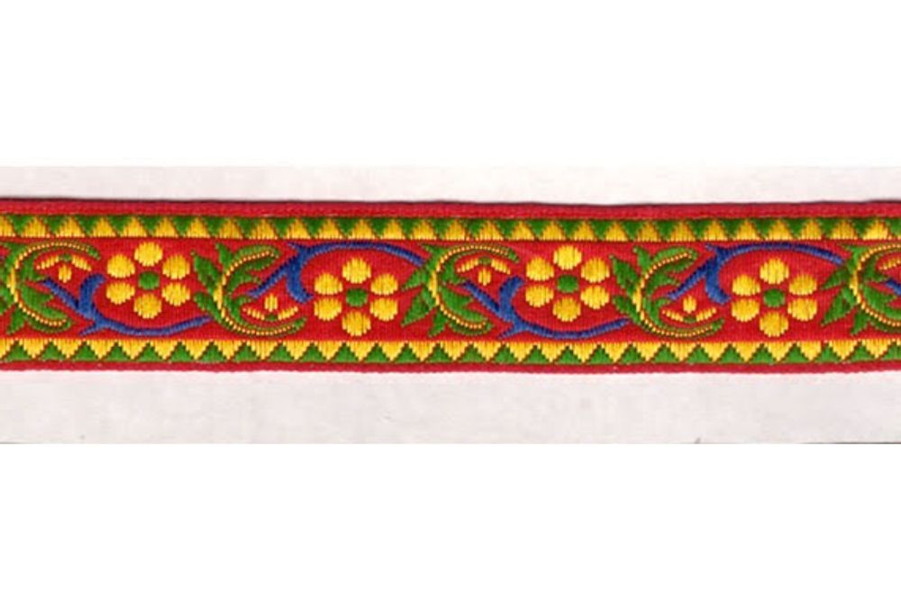 Тесьма жаккард, с1852, рис.9272, ш. 2,3 см