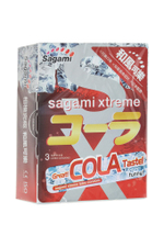 Презервативы Sagami Xtreme Cola латексные с ароматом колы