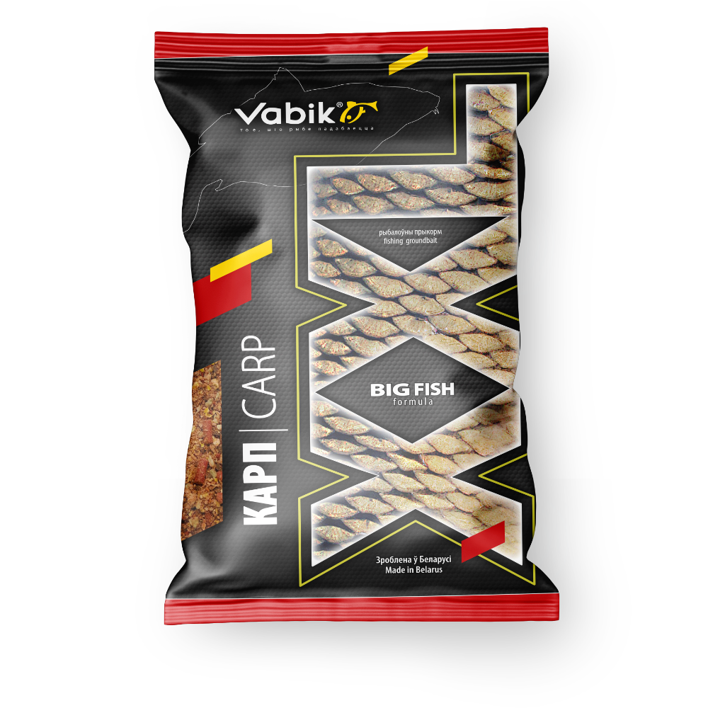 Прикормка Vabik XXL Карп (красновато-бежевая) 1кг