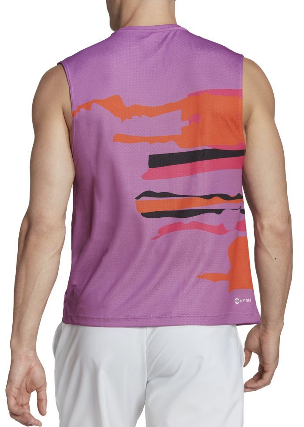 Мужская теннисная футболка Adidas New York Unitefit Sleeveless Tee - Фиолетовый
