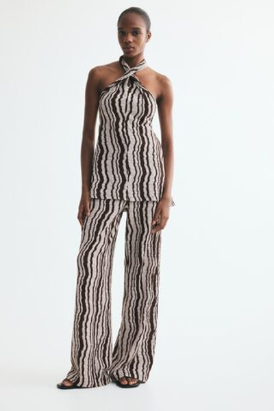 Текстурные брюки без застёжки - H&M