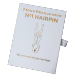 NO 1 HAIRPIN | TRANSPARENT - 3X HAIRPINS/BOX / Шпильки No1 Hairpin Прозрачного цвета (набор из 3 шпилек)