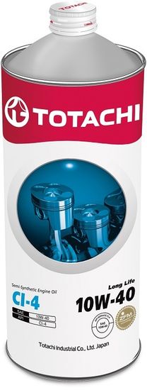 Long Life 10W-40 TOTACHI масло дизельное моторное полусинтетическое (1 Литр)