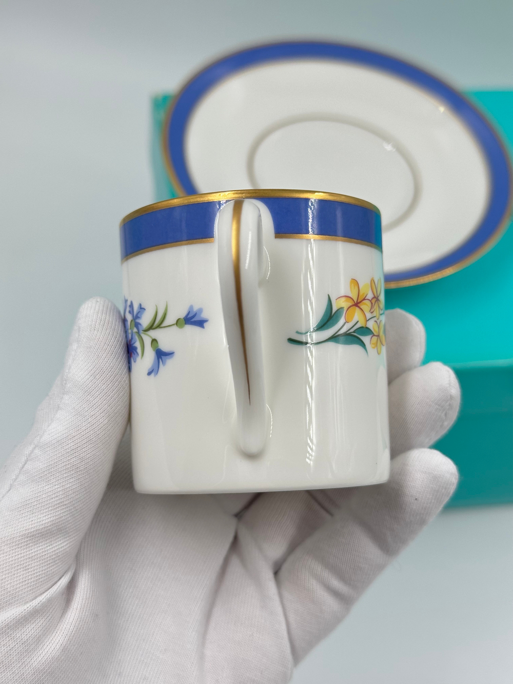 Набор из 2 кофейных пар Tiffany & Co, Tiffany Floral