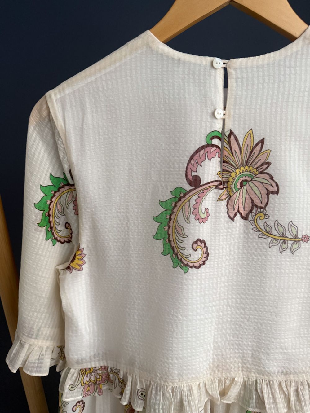 Платье из хлопка и шёлка Etro, 158