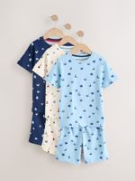 Пижама для мальчика Next AJ4-845, Синий, Молочный, Голубой