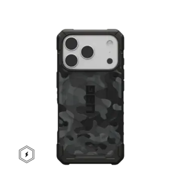 UAG Pathfinder SE with MagSafe Series Case for Apple iPhone 17 Pro Midnight Camo (Чёрный)