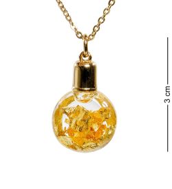 Gold Leaf HB-302 Кулон с золотом «Полу-сфера»
