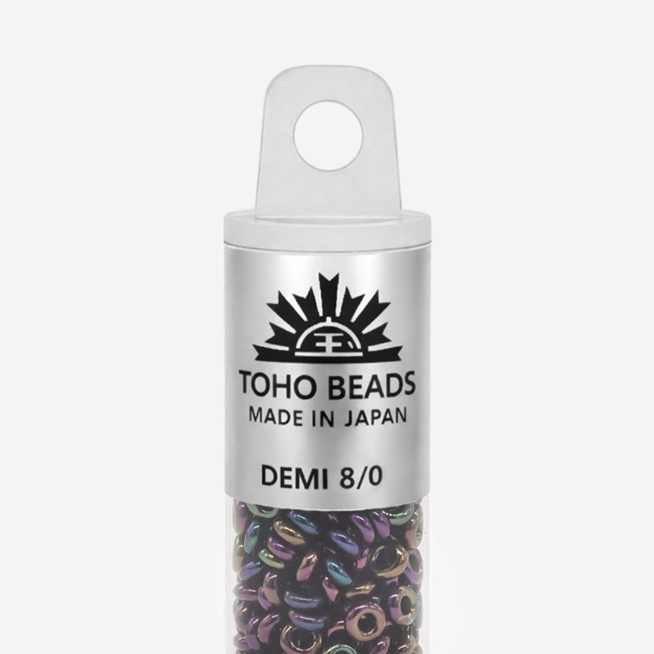 Японский бисер TOHO Demi 8/0 (№85), металлизированный, непрозрачный глянцевый