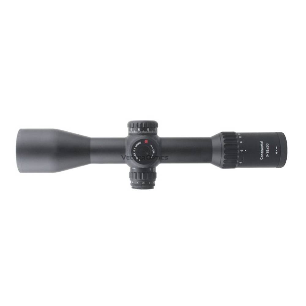 Оптический прицел Vector Optics FFP Continental x6 3-18x50 ( установка на Тигр, СВД, ОП-СКС, ВПО-208 / Сетка VCT / с подсветкой )
