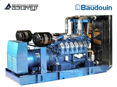 Дизельный генератор Азимут АД-630С-Т400-2РМ9 Baudouin с автозапуском