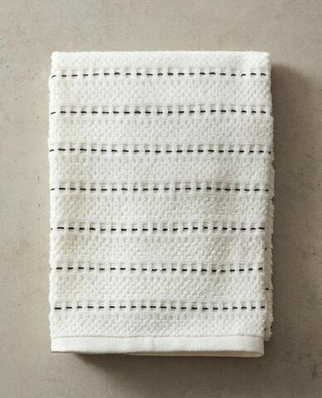 ZARA HOME КУХОННОЕ ПОЛОТЕНЦЕ ИЗ ХЛОПКА, БЕЛЫЙ