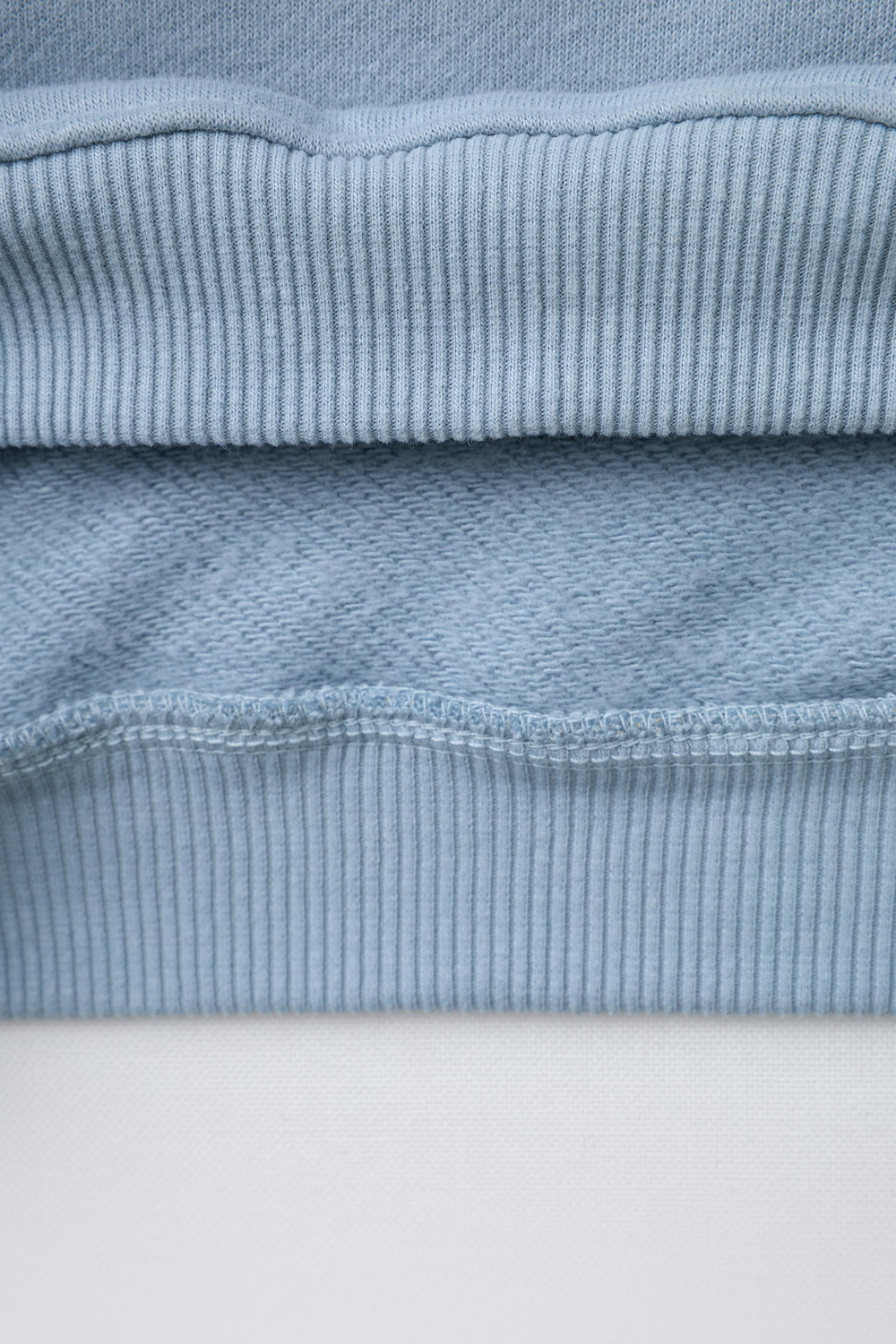 ZARA ХУДИ COLORBLOCK, ГОЛУБОЙ