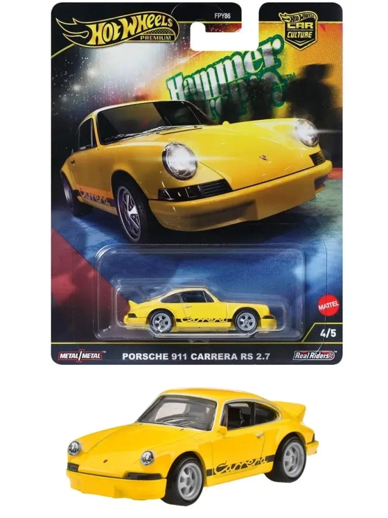 Машинка Хот Вилс Премиум Porsche 911 Carrera FPY86 HRW07