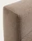 Коричневое кресло из синели Blok, 90 см