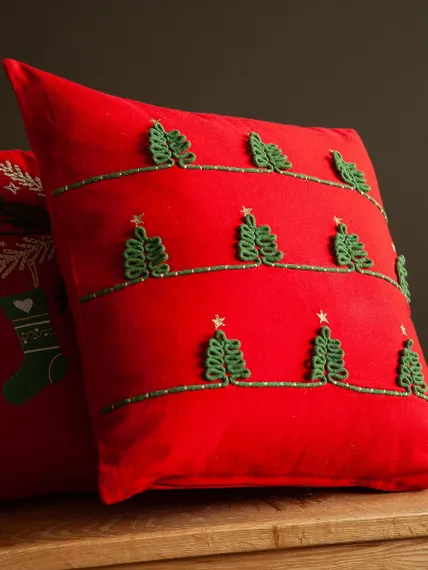 Чехол на подушку christmas forest из коллекции new year essential