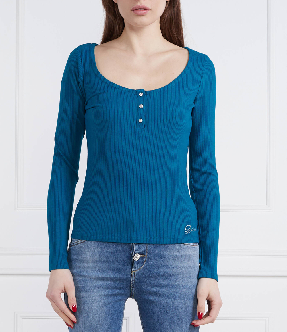 Блузка KARLEE JEWEL GUESS - голубой(W2YP46 KBCO2)