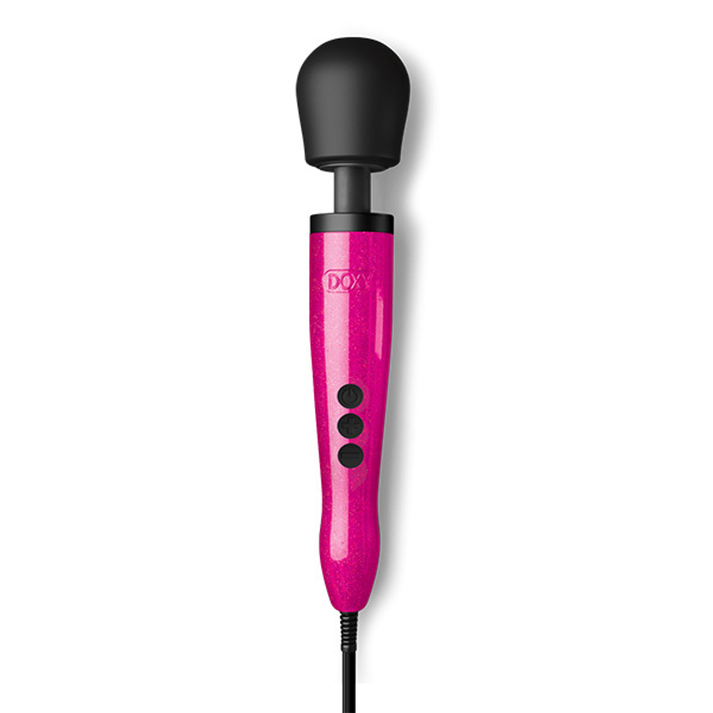 Розовый вибратор-вонд 37см Doxy Die Cast Wand Hot Pink