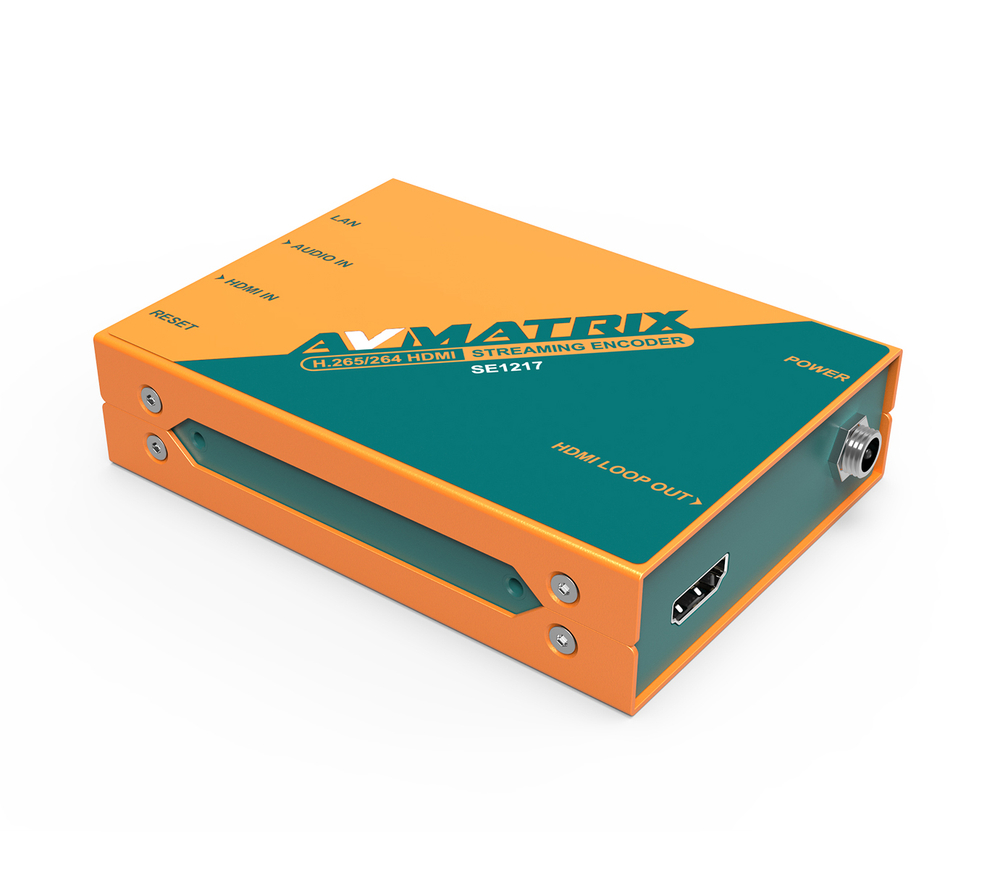 Энкодер AvMatrix SE1217 для стриминга, H.265/264, HDMI