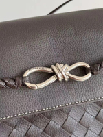 Мужская коричневая сумка-мессенджер Bottega Veneta Andiamo Small
