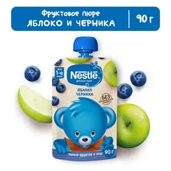 Пюре Nestle Яблоко-черника с 5 мес 90 г